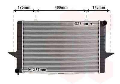 VAN WEZEL radiatorius, variklio aušinimas 59002063